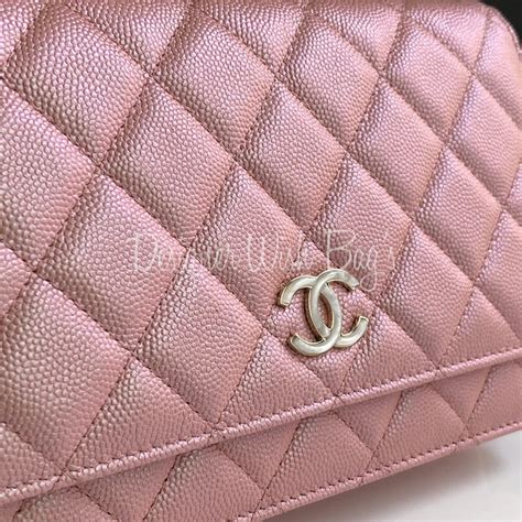 chanel pink iridescent woc|Chanel pink colors.